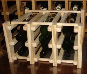 counter wine racks